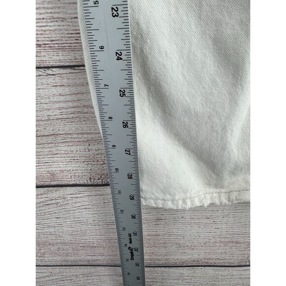 Levi's Silvertab '94 Baggy Distressed Jeans‎ Women's 31x31 White - Picture 12 of 13